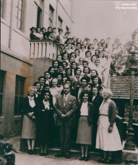 Alunas Curso da Economia Doméstica da década de 1950
