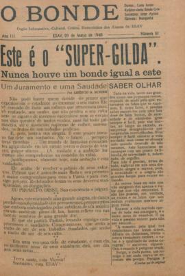 O Bonde - Edição 61 de 20/03/1948