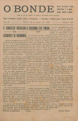 O Bonde - Edição 157 de 25/06/1955