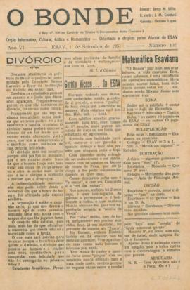 O Bonde - Edição 102 de 01/09/1951