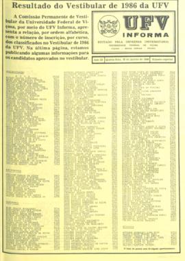 Edição Especial - Vestibular (Janeiro)