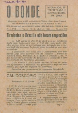 O Bonde - Edição 216 de 23/04/1960