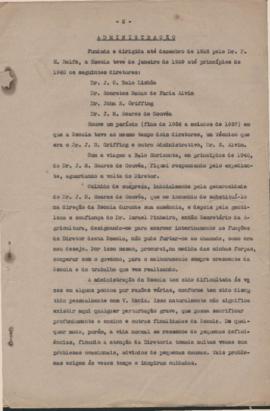 1942 - Relatório da trajetória da Esav