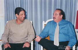 Luiz Fernando Reis e o ex-reitor Evaldo Ferreira Vilela