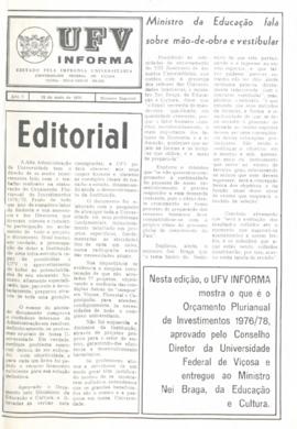 Edição especial do mês de maio