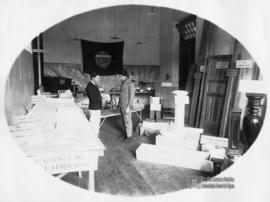 Exposição de artigos confeccionados nas oficinas de construção da ESAV