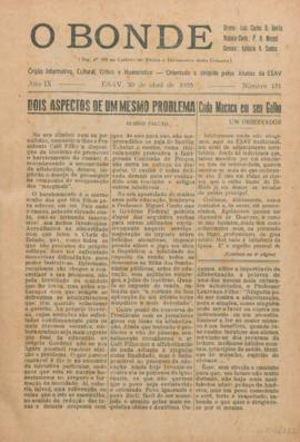 O Bonde - Edição 151 de 30/04/1955