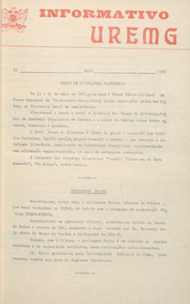 Edição nº 21 de 05/1965