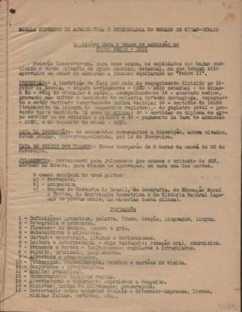 Exame de admissão ao Curso Médio - 1935