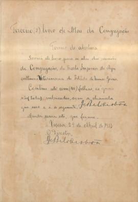 Atas da Congregação (1933 - 1935)