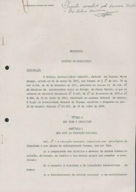 Regimento do Coluni - S/D