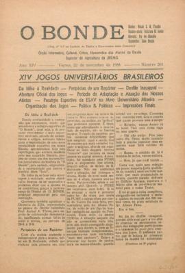 O Bonde - Edição 201 de 22/11/1958