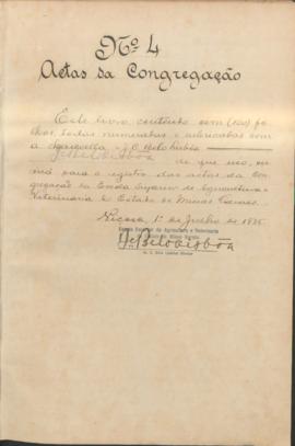 Atas da Congregação (1935 - 1938)