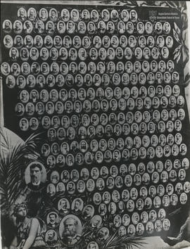 Mural com os representantes políticos do Brasil.