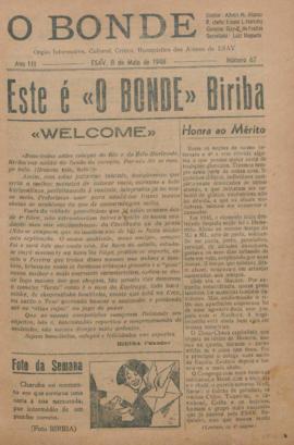 O Bonde - Edição 67 de 08/05/1948