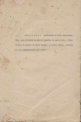 1934 - Relatório anual