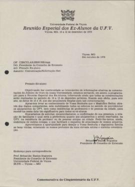 Convite para Reunião Especial do Ex-Aluno - Ofício/circular