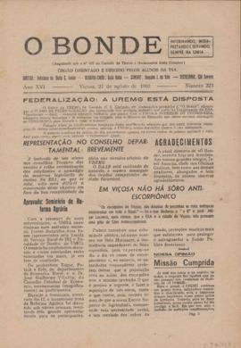 O Bonde - Edição 223 de 27/08/1960