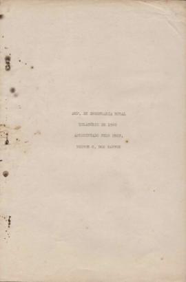 Relatório - Nestor C. dos Santos (1960)