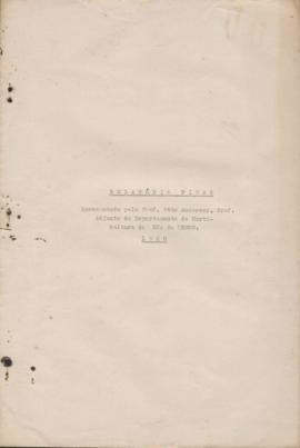 Relatório final - Otto Andersen (1960)