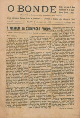 O Bonde - Edição 152 de 07/05/1955