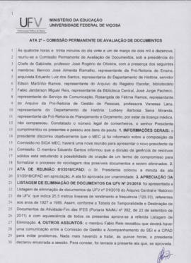2ª Reunião da Cpad