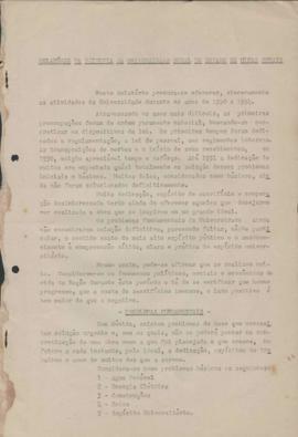 Relatório de gestão do quadriênio (1950- 1954)