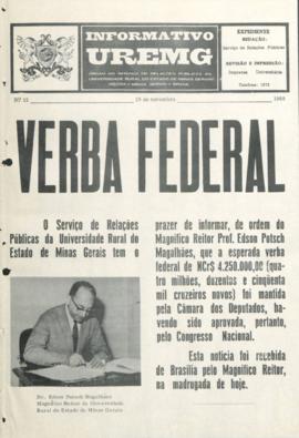Edição nº 12 de 28/11/1968