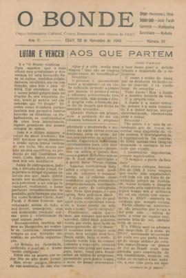 O Bonde - Edição 39 de 28/11/1946