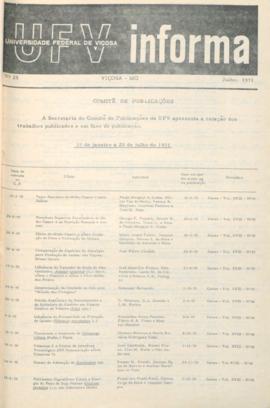 Edição nº 25 de 07/1971