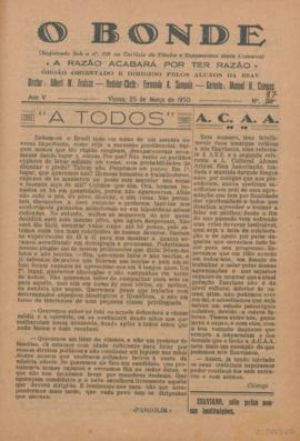 O Bonde - Edição 87 de 25/03/1950