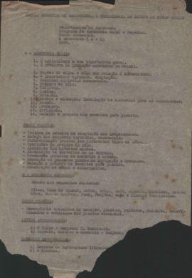 Programa de Agronomia Geral e Especial