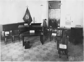 Exposição de móveis fabricados no Prédio Principal da ESAV