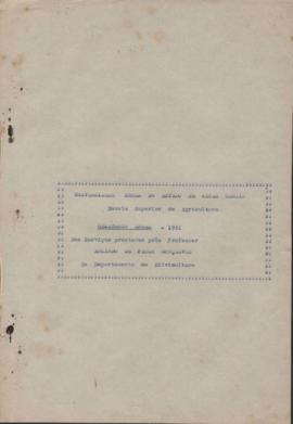 Relatório Anual - Arlindo de Paula Gonçalves (1951)