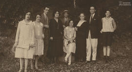 Conceição Bernardes e familiares