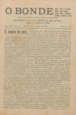 O Bonde - Edição 191 de 13/04/1958