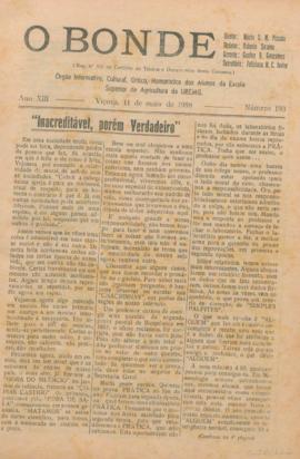 O Bonde - Edição 193 de 11/05/1958