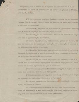 Programa para o exame da 2° época - M3