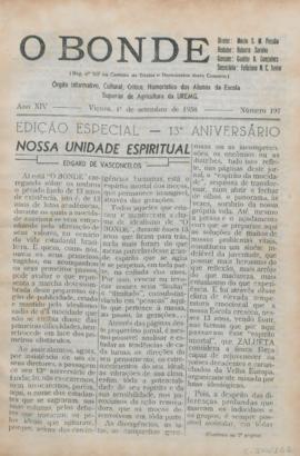 O Bonde - Edição 197 de 01/09/1958