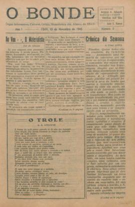 O Bonde - edição 11 de 11/11/1945