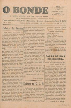 O Bonde - Edição 123 de 20/09/1952