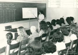 Aula teórica na Escola Superior de Ciências Domésticas