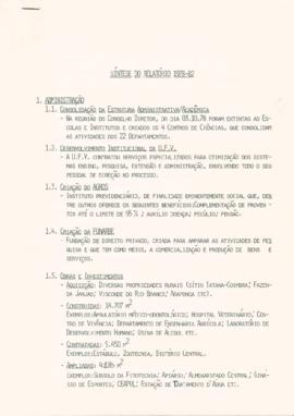 Síntese do Relatório de 1978 à 1982
