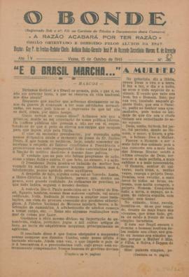 O Bonde - Edição 85 de 15/10/1949