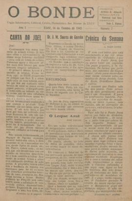 O Bonde - edição 07 de 14/10/1945