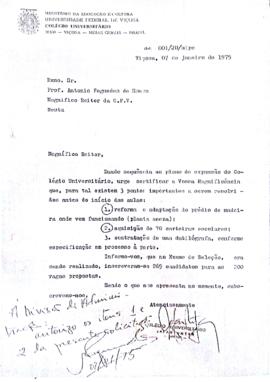 Resoluções anteriores ao início das aulas - 1975