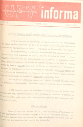Edição nº 27 de 07/1971