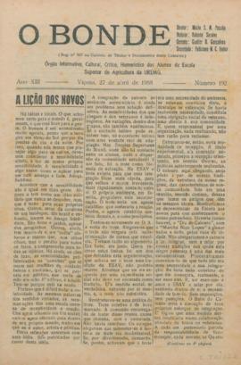 O Bonde - Edição 192 de 27/04/1958
