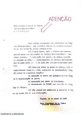 Resoluções para melhor desempenho - 1980