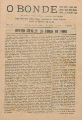 O Bonde - Edição 181 de 06/10/1956